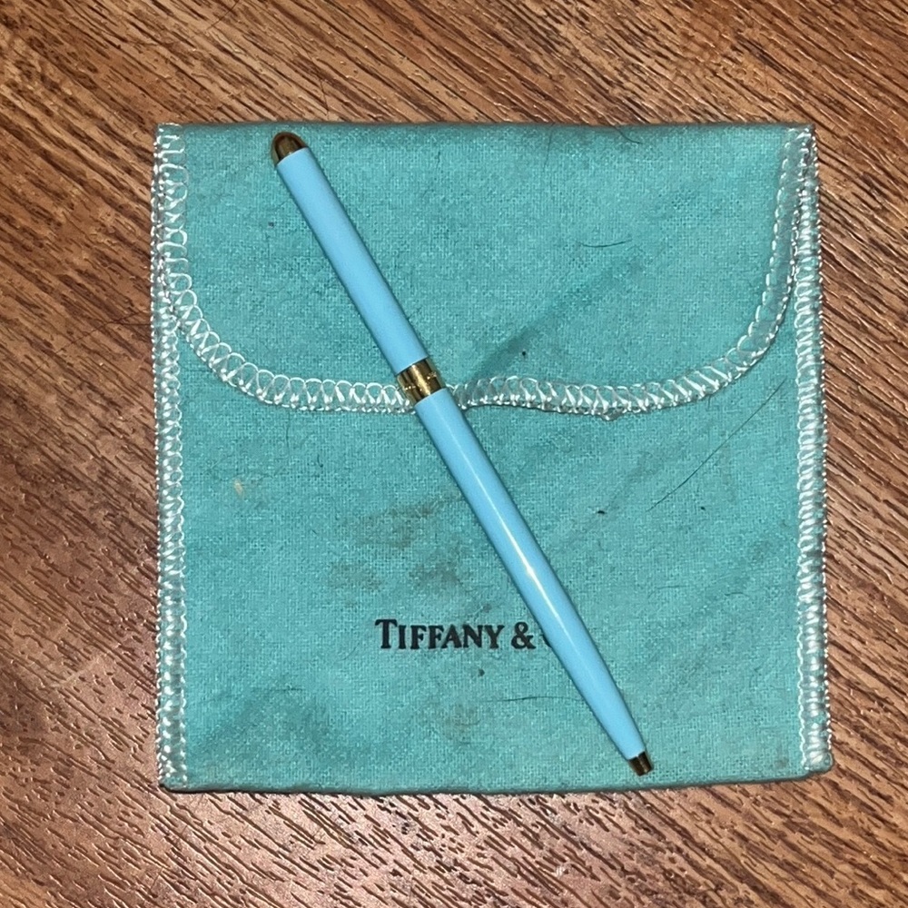 Tiffany & Co. Purse Pen Blue Ballpoint Pen